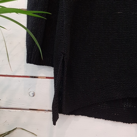 Club Monaco drapey semi-sheer tunic sweater S - Picture 4 of 7